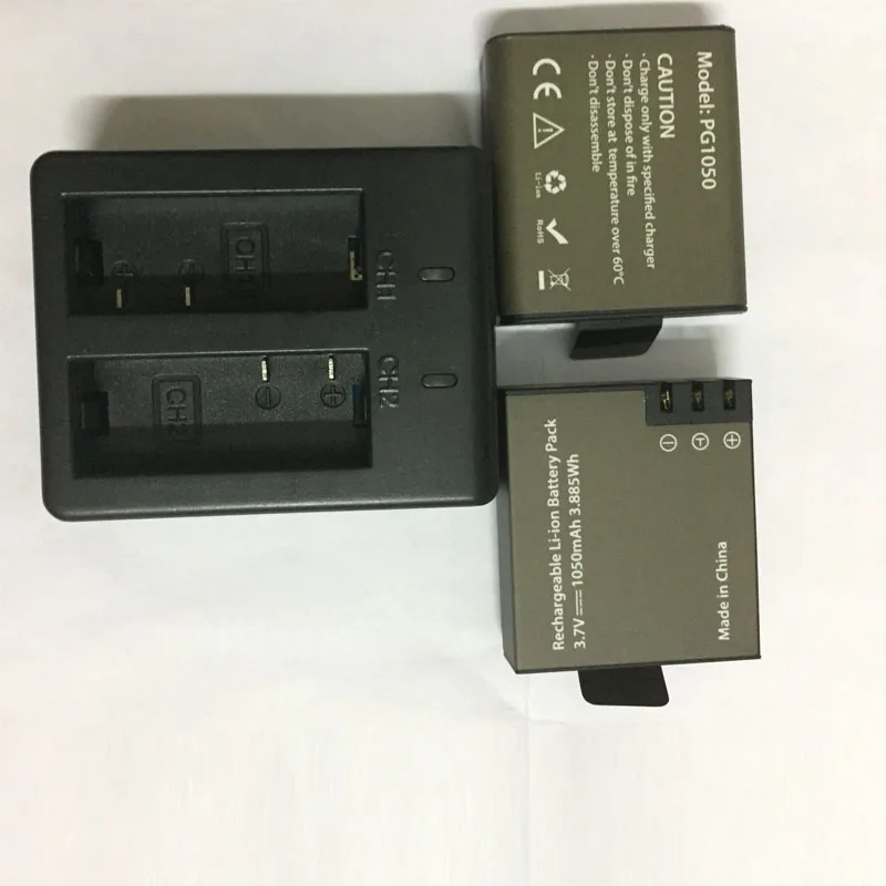 SJCAM GITUP2 Eken all,Firefly 7S Elephone Elit And More PG1050 2 Battery+Charger