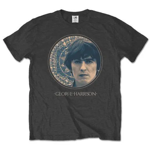 GEORGE HARRISON ɼircular Portrait' T-shirt - Neuf et officiel | Мужская одежда