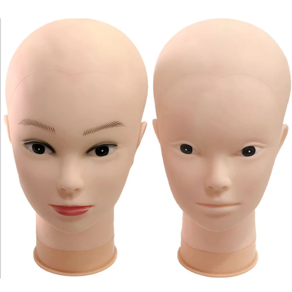 

Model head model dummy head bald head model hairdressing practice wig hat display mall props dummy head model