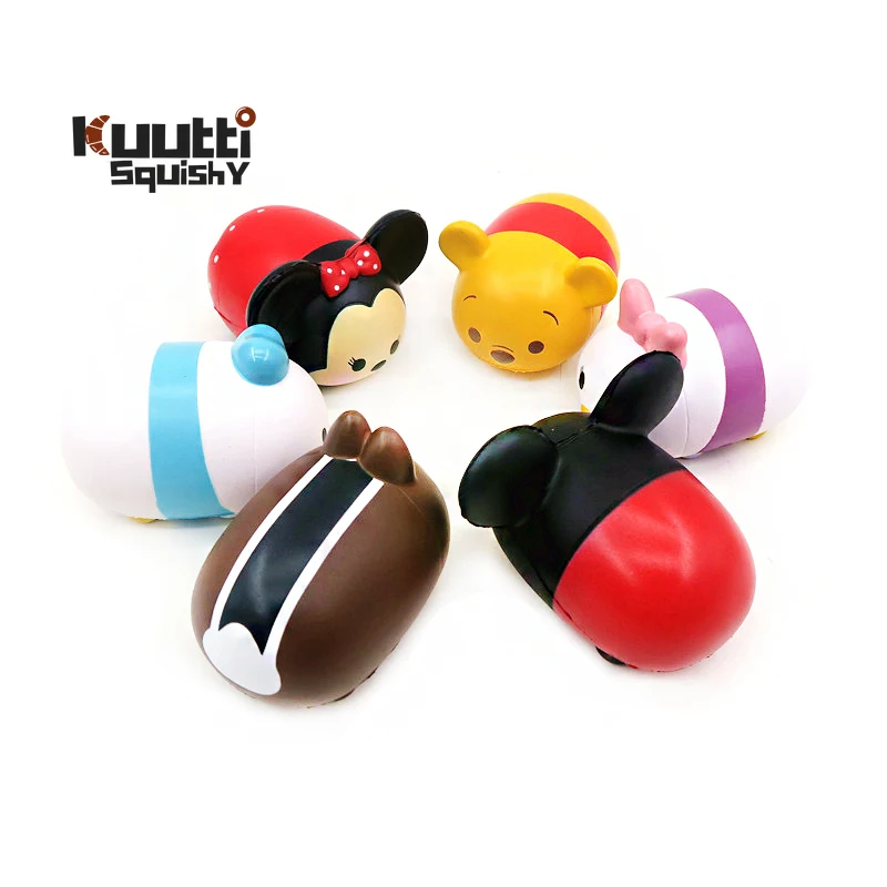 Kuutti мягкие 1 шт. милые животные животик очень медленно поднимающиеся с героями