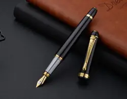 BAOER302 авторучка ручка искусства роскошный черный металл Craft ручка, подарочная ручка Бенд наконечник для студентов Art канцелярские может