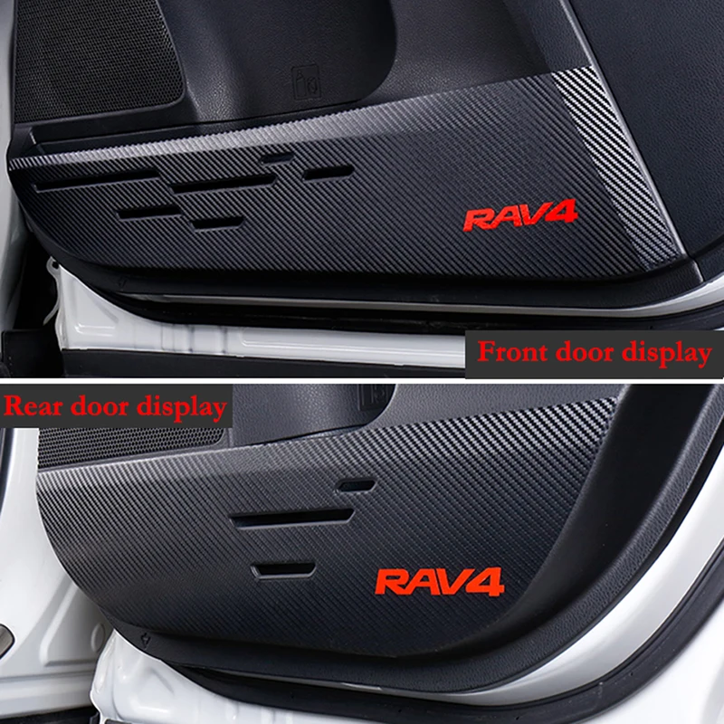 MCrea 4 шт. автомобильный Стайлинг для Toyota RAV4 Corolla 2014 2015 2016 3D дверной противоударный