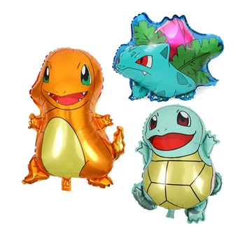 

5pcs Pokemon Pikachu Foil Balloons Inflatable Balloon Kids Birthday Party Decorations Baby Shower Supplies Gift For Kids Globos