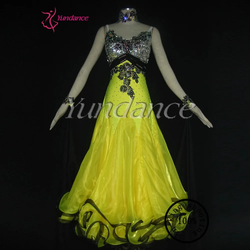 Профессиональный индивидуальный заказ женщина Костюмы для бальных танцев платье Стандартный b-11202