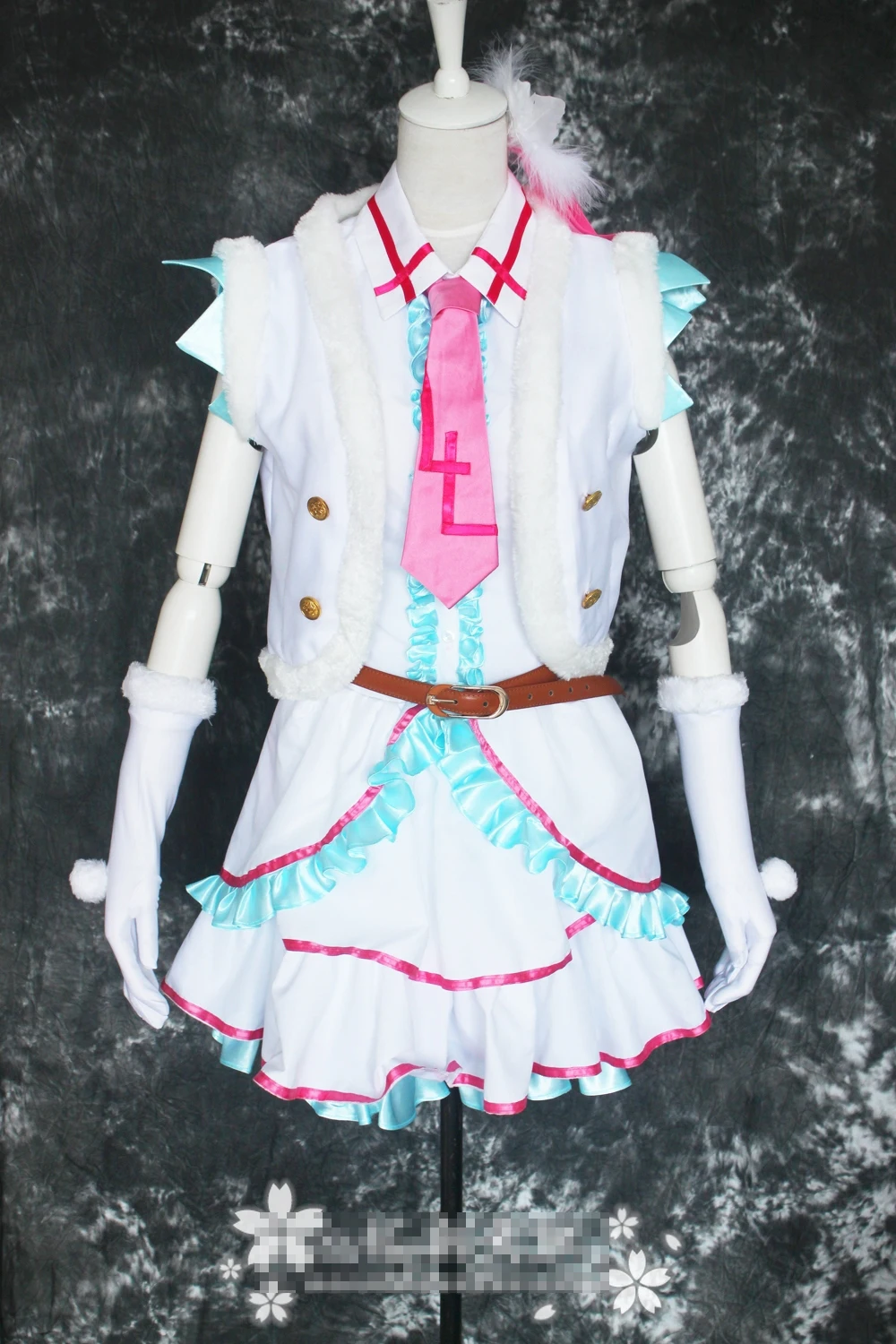 Love Live! Костюм для косплея Kousaka Honoka с галяцией снега бесплатная доставка|cosplay