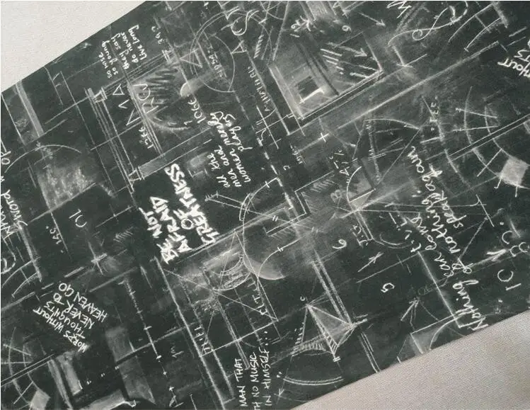 Beibehang обои плакат современные абстрактные линии обои черная доска винтажные обои для стен 3 d papel де parede - Цвет: 2