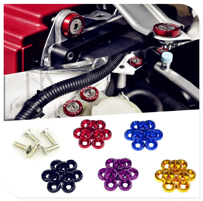 

Car engine license plate frame screws for Toyota V Hilux Land Cruiser Avanza Carina Celica Corona Aygo Avalon Auris