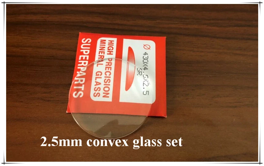 Бесплатная доставка 20 шт 2,5 мм толщиной одинарный колпачок круглый стеклянный шейкер для ремонта часов
