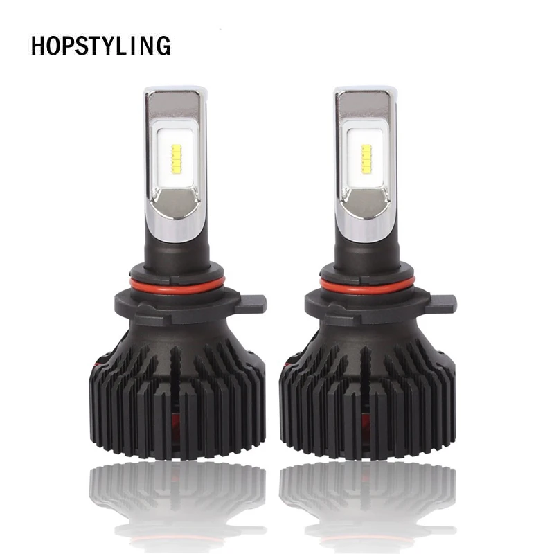 

New T8 H4 H7 9006 HB4 Car LED Headlight Bulbs 60W 8000LM ZES LED Headlight Automobile Car Lights Fog Lamp 6500K 12V
