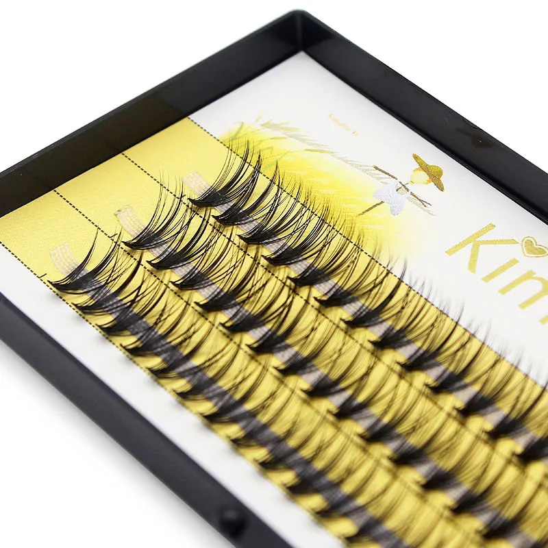 

Kimcci Fashion 60pcs Professional Makeup Individual Cluster Eye Lashes Grafting Fake False Eyelashes 20D Mink 3D Volume Effect