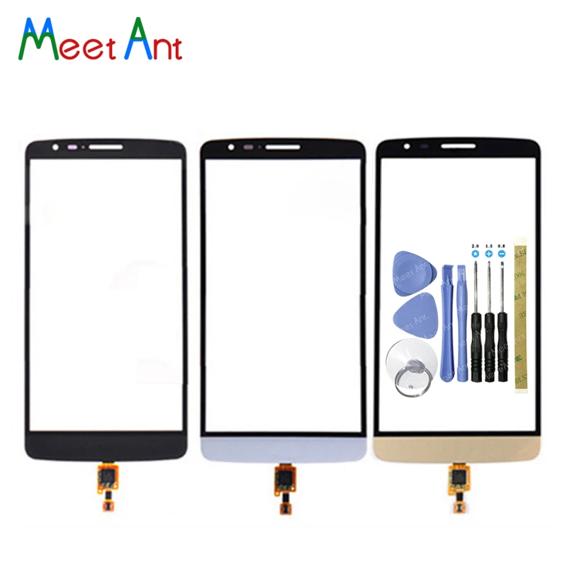 

Replacement high Quality 5.5" For LG G3 Stylus D690N D690 Touch Screen Digitizer Sensor Front Glass Lens Panel Black White Gold