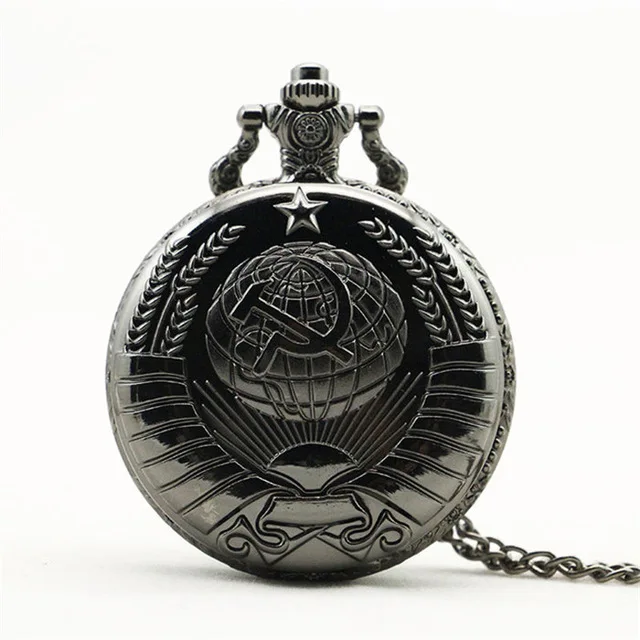 Vintage-Bronze-Quartz-Pocket-Watch-Russia-Soviet-Sickle-Hammer-Train-Eagle-Wings-Fire-Fighter-Horse-Necklace.jpg_640x640