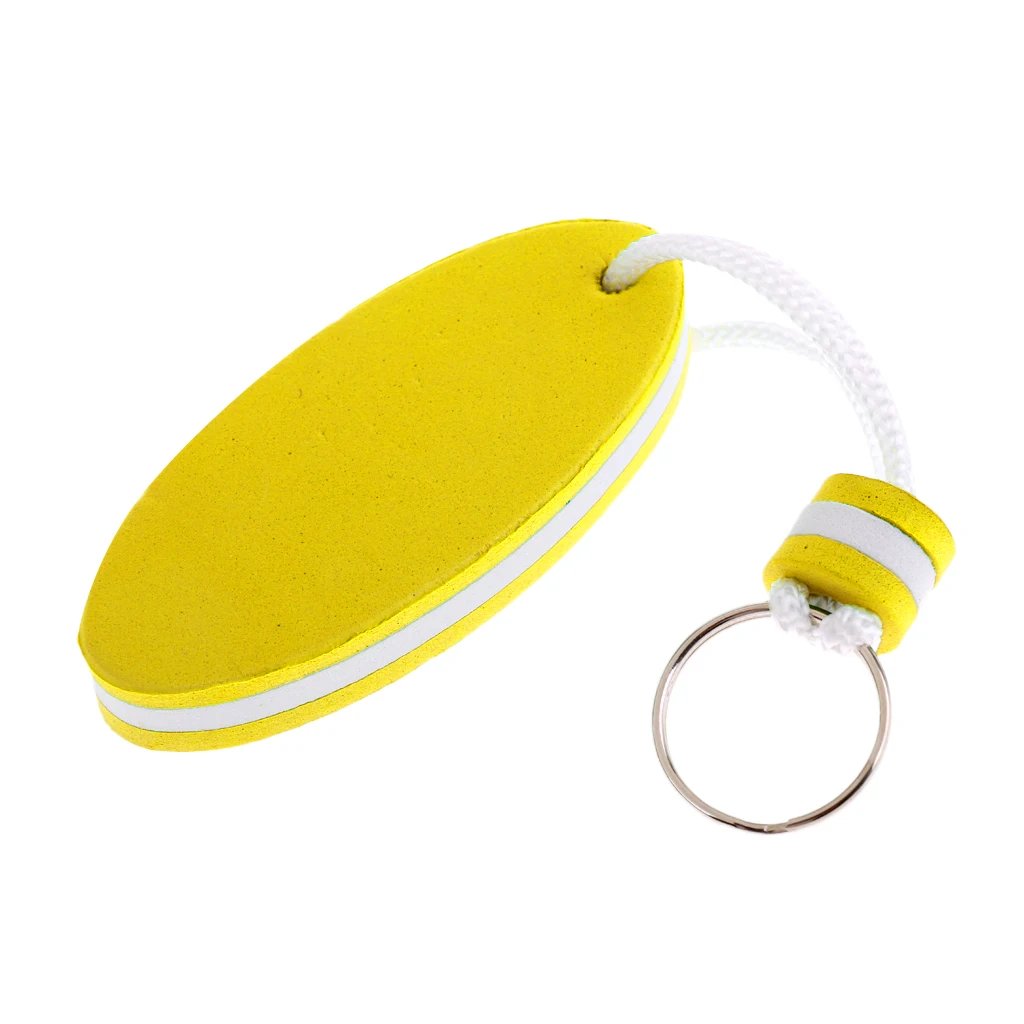 Oval Shaped EVA Foam Floating Key Ring Boat Keychain Kayak Canoe Accessories Water Sports Whitewater Rafting Canoeing Sailing