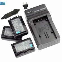 3X VW-VBY100 VW VBY100 Батарейки+ Зарядное устройство для цифрового фотоаппарата Panasonic HC-V201, HC-V110, HC-V110GK, HC-V110K, HC-V110P, HC-V130, HC-V160