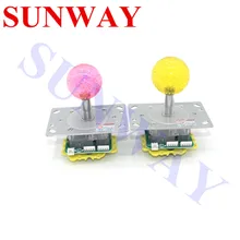 2 шт. 5 в аркада со светодиодной подсветкой джойстик 4/8 способ переключаемый для USB джойстика контроллер, замена аркадной машины, Raspberry Pi