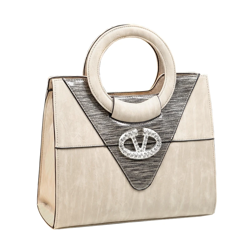 

ICEV new top handle bag retro atmospheric design high quality leather handbag ladies messenger bags handbags women famous brands