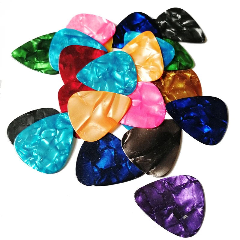 

Competitive Price 1.5mm Thickness Celluloid Guitar Picks Blank Mixing Colors Guitar Plectrum 100pcs/lot Free Shipping