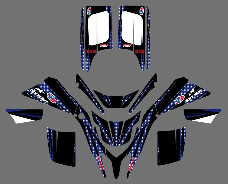 

NICECNC Motorcycle Team Graphic Background Decals And Stickers For Yamaha Blaster YFS 200 YFS200 1998 1999 2000-2006 Sticker
