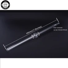 1 шт. длинный стеклянный рот кусок для трубка для курения кальяна со стеклянным шариком среднего Дизайна светодиодный художественный кальян наргиле аксессуары Металл CHICHA