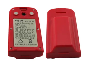 

2pc High Quality and 100% Brand-new KOLIDA KB-20C Battery for KTS-300, 400/400R series total station, 6V 3500mAh, Red color