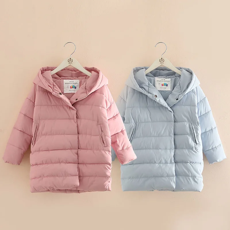 

Hot Selling Newest Baby Windproof Cotton Suit 2018 Winter New Girl-child Suit Children's Hat Thick Jacket Children's Clothing