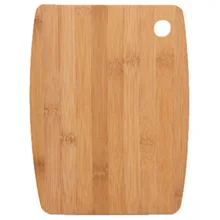 Прекрасная овальная форма природа бамбуковая разделочная доска защита окружающей среды с подвесным дизайном разделочная доска