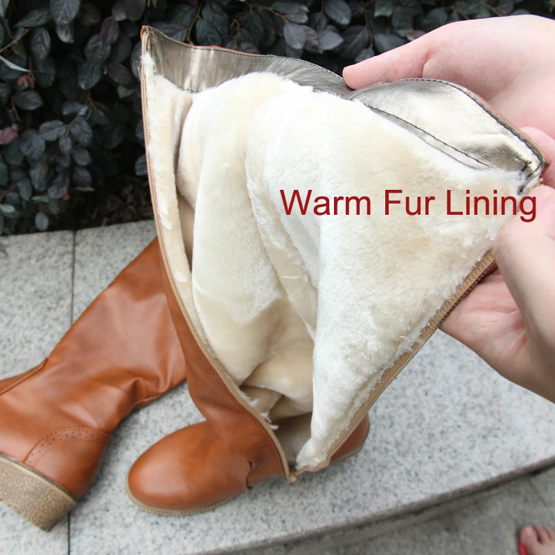 Najtaniej Meotina zimowe damskie buty jeździeckie Chunky na niskim obcasie buty motocyklowe buty Zip klamra jesień kobiety wysokie buty żółty duży rozmiar 9 10