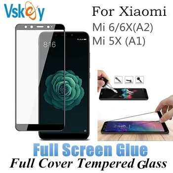 VSKEY 10 個フル接着剤強化 Xiaomi Redmi 注 6 プロアンチスクラッチ Redmi 6A フルカバースクリーンプロテクター