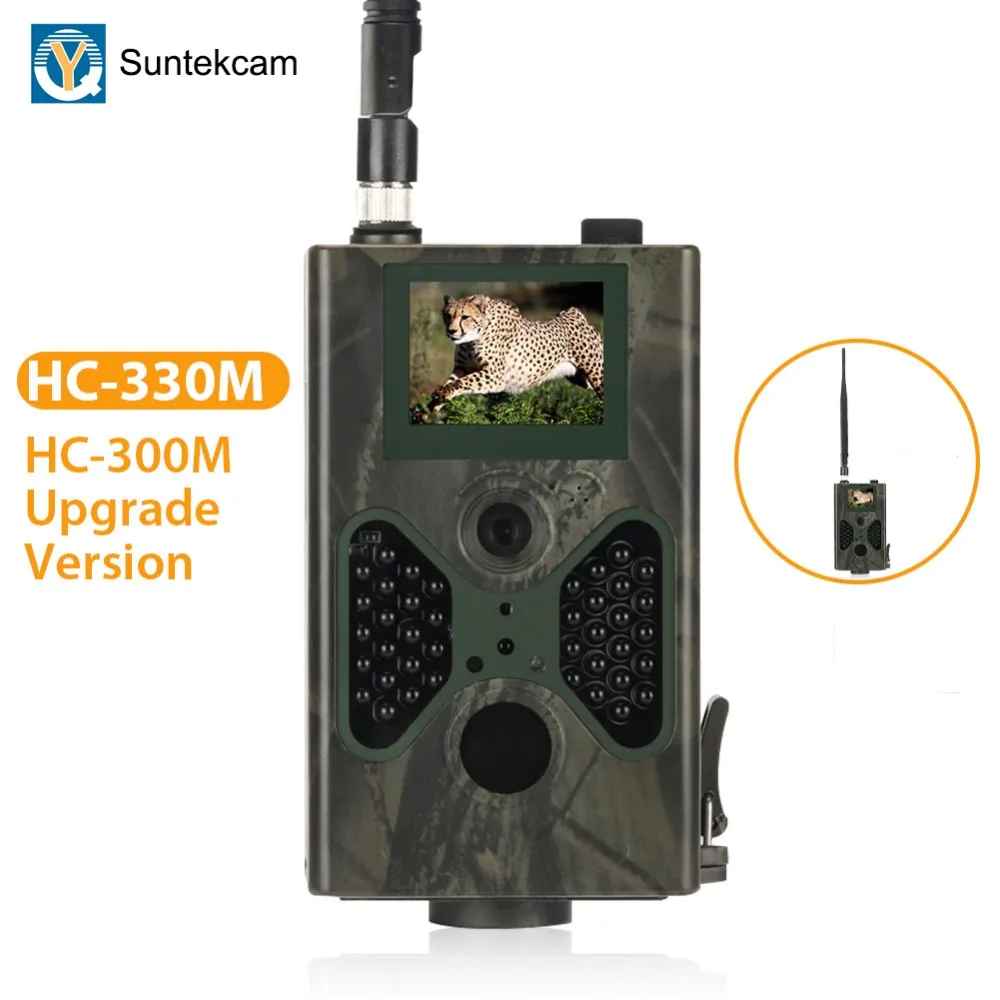 SUNTEKCAM HC-330M 16MP 940nm visión nocturna de caza de cámara MMS Cámara sendero SMS GPRS GSM 2G salvaje cámara trampa foto trampa PK HC-300M - 1