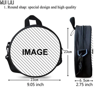 

Customized Image Logo kindergarten schoolbag Backpack Compass Children School Bag kids Gift Drop shipping baby girl round bag