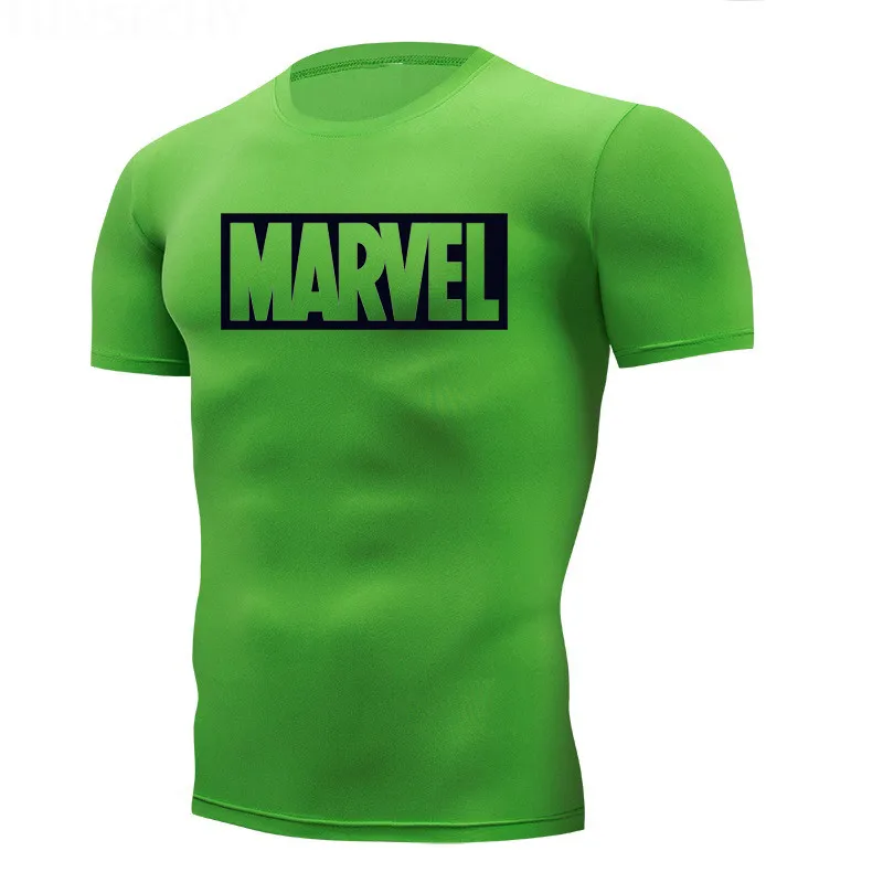 

Men's T-shirts Quick Dry Tight Fitness Running T shirts Men Brand Short Sleeve Gym Sport compression shirt Men Tshirt