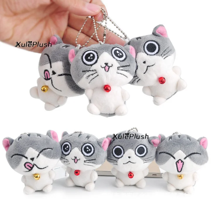 

Super Cute 4Faces - Mini 6CM With 9CM 2Sizes , New CAT Plush TOY DOLL , Stuffed Animal Cat Key Pendant Dolls