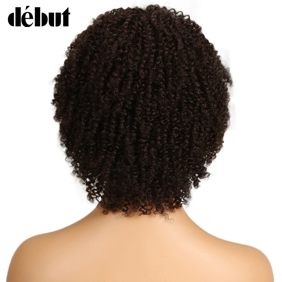 Дебютные волосы Джерри вьющиеся натуральные волосы Искусственные парики для черный для женщин бразильский волосы REMY с эффектом омбре