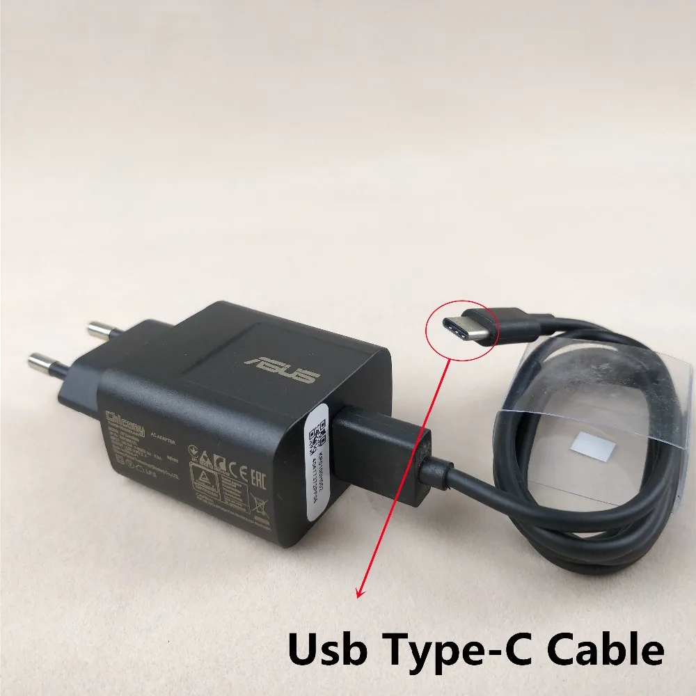Оригинальное зарядное устройство для телефона ASUS Zenfone, ASUS Zenfone 3 5 max ze551ml 5,35 V/2A USB настенное зарядное устройство адаптер+ Micro USB кабель для передачи данных