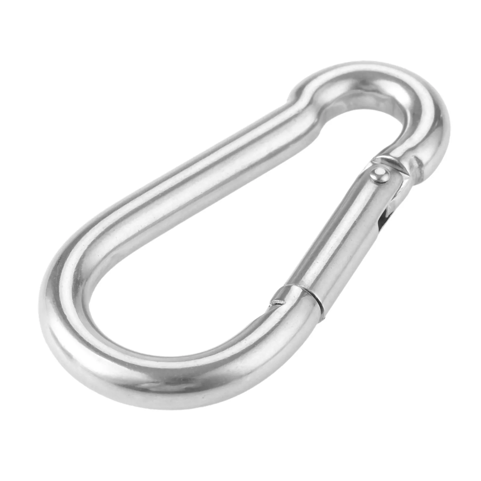 1 Pc Heavy Duty Marine Grade Stainless Steel 316 Carabiner Spring Snap Hook Loop Clip Keychain M4 M5 M6 M8 M10 M12 Boats Diving