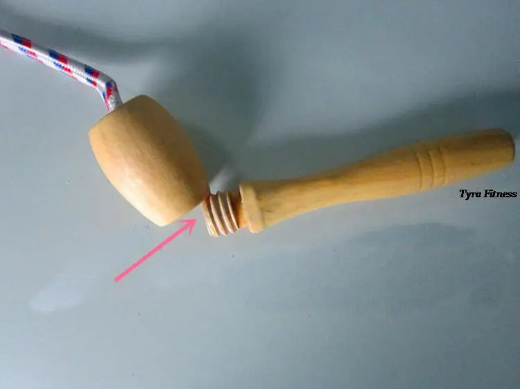 1 шт. деревянный скакалка для детей Crossifit ручка скакалкой Kid взрослых фитнес-упражнения скорость анти-показывать веревки