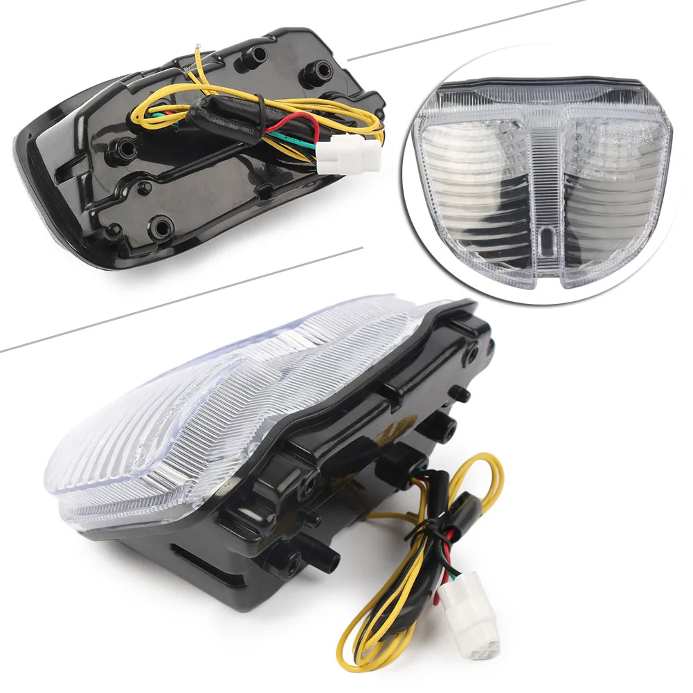 GZYF Moto Rear LED Tail Light Turn Signals For SUZUKI GSXR 600 750 2005-2007 Clear |