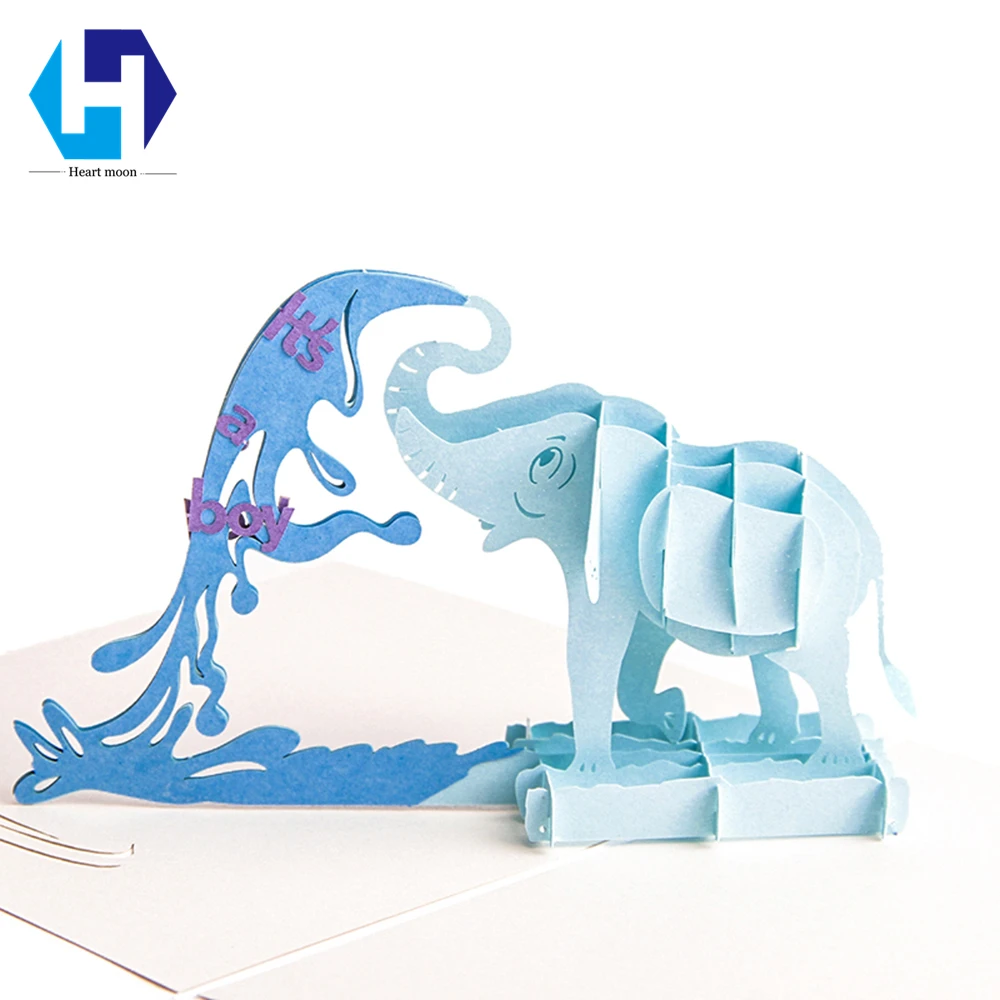 

3D Pop Up Birthday Greeting Cards with Envelope Laser Cut Postcard for Christmas Valentine' Day Party Invitation Decoration