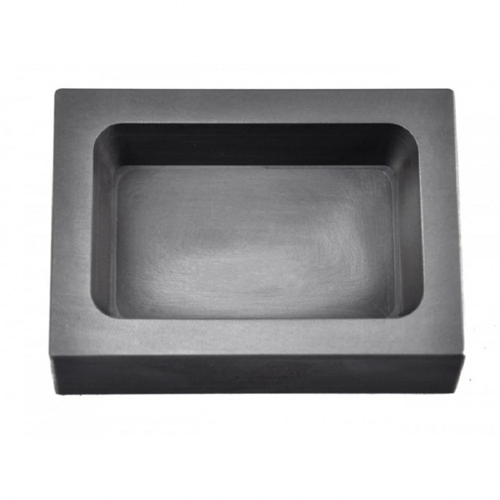 

High Purity Refining Graphite Casting Melting Ingot Mold for Gold Silver Metal 55x37x20mm for 150g Gold / 80g Silver