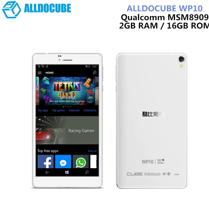 Здесь продается  ALLDOCUBE WP10 6.98 Inch 4G LTE Phone Call Tablet Windows 10 Mobile Quad Core 1.3GHz 2GB RAM 16GB Camera IPS Screen WiFi OTG GPS  Компьютер & сеть