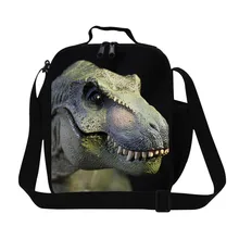 Разборная конструкция динозавр 3D печати сумка для обеда для мальчиков индивидуальный изолированный обед коробки для мини-платье для детей кружевное Еда контейнер для работы