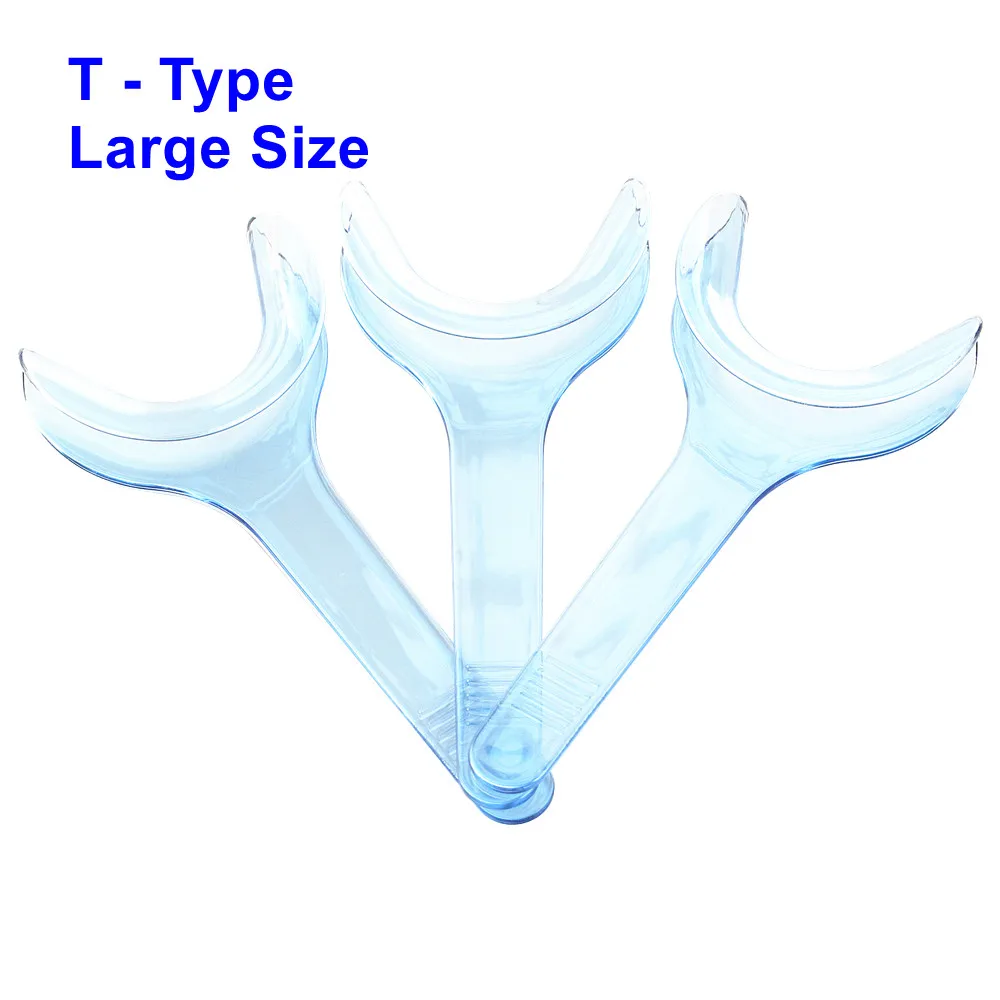 

Dental Equipments T Type Blue Intraoral Cheek Retractor Teeth Whitening Mouth Opener Large Size Dentist Materials Tools