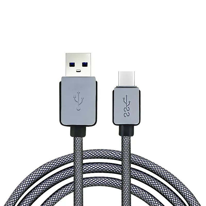 Высококачественный короткий кабель usb type-C 3,1 USB 1 м 1,5 м шнур для быстрой зарядки и передачи данных с оплеткой для samsung A40 A50 S10 lenovo Z6 Pro 5G Youth