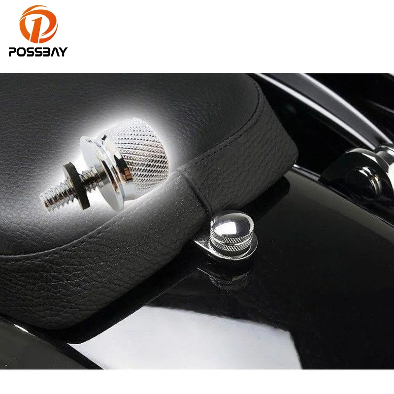 Buy POSSBAY 6MM Motorcycle Seat Covers Screws Fit for