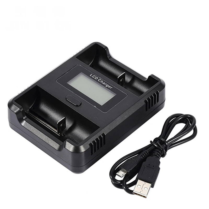 AIMIHUO LCD Smart Battery Charger for Li ion 14500 16340 18650 26650
