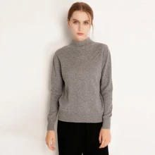 ZEHANGSEA-New Winter Quality Sweater Women's Short Round Collar Solid Color Simple Warm Large Size Casual Comfort Soft Sweater