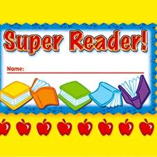 NORTH STAR TEACHER RESOURCE NST2403 INCENTIVE PUNCH CARDS SUPER READER 36-PK (1)