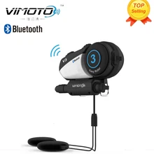 Шлем bluetooth гарнитуры мотоциклетные Vimoto V3 600 мАч многофункциональный стерео наушники для двухстороннее Райдо Easy Rider серии