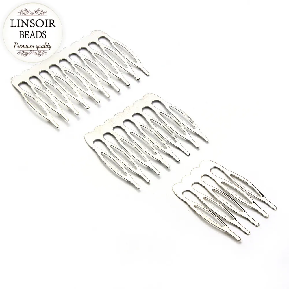 5/8/10 Teeth Metal Hair Comb Hair Clips Claw Hairpins DIY Jewelry Findings & Components Wedding Jewelry F1810 10pcs/lot hair accessory hair clip hair comb jewelry accessories