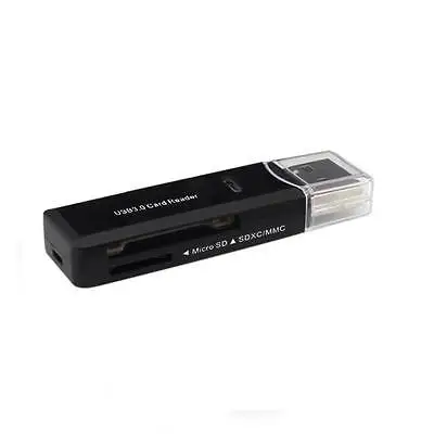 Sd Card Reader Новый USB 3,0 5 Гбит/с супер скорость SDXC TF флэш-памяти адаптер